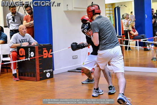 2019-05-30 Milano - pound4pound boxe gym 1778 Flavio Meles vs Davide Zoppolato